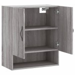 vidaXL Dulap de perete, gri sonoma, 60x31x70 cm, lemn compozit