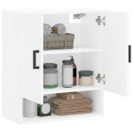 vidaXL Dulap de perete, alb, 60x31x70 cm, lemn compozit