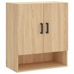 vidaXL Dulap de perete, stejar sonoma, 60x31x70 cm, lemn compozit vidaXL Dulap de perete, stejar sonoma, 60x31x70 cm, lemn compozit
