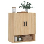 vidaXL Dulap de perete, stejar sonoma, 60x31x70 cm, lemn compozit vidaXL Dulap de perete, stejar sonoma, 60x31x70 cm, lemn compozit