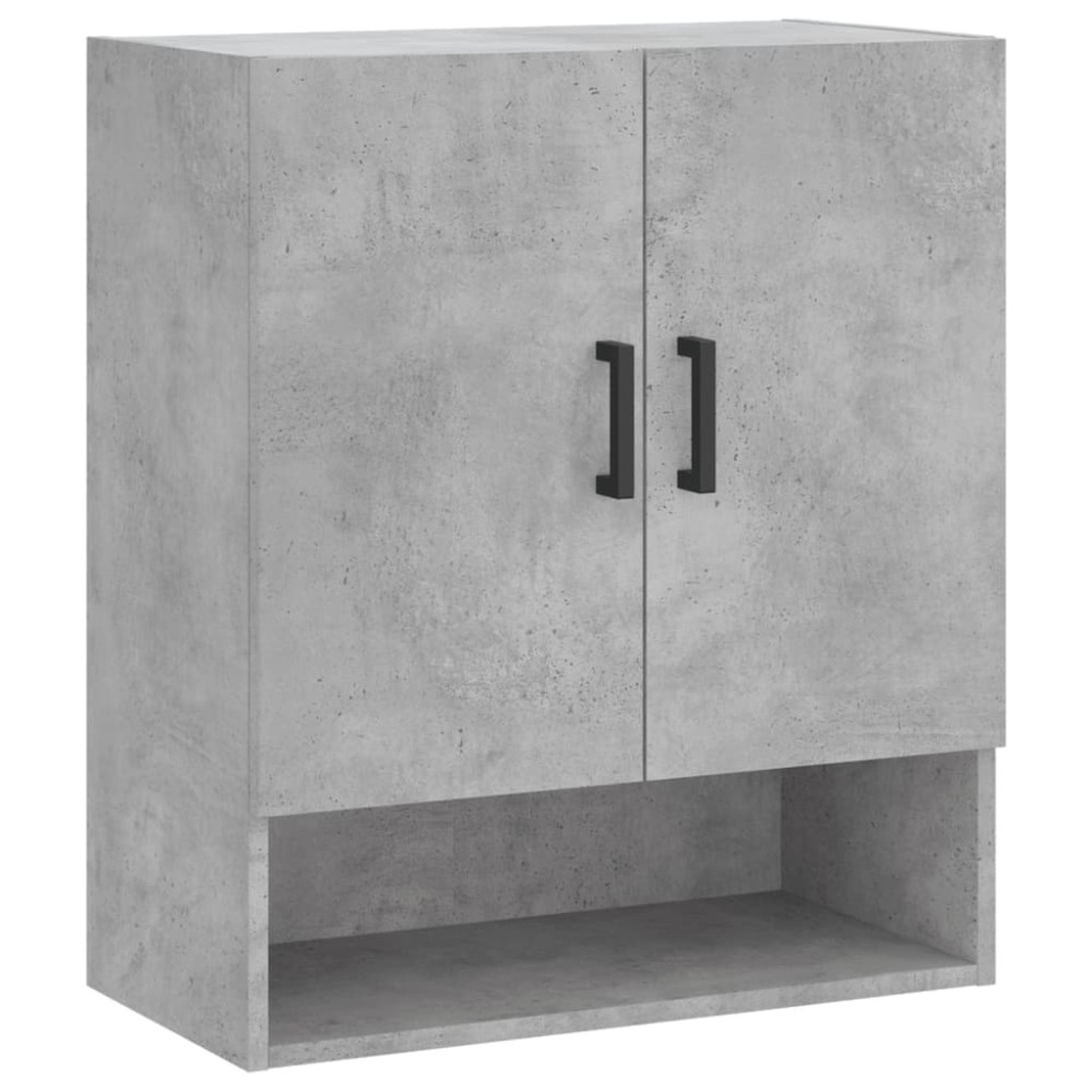 vidaXL Dulap de perete, gri beton, 60x31x70 cm, lemn compozit