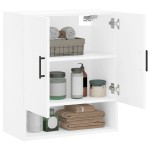 vidaXL Dulap de perete, alb, 60x31x70 cm, lemn compozit