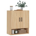 vidaXL Dulap de perete, stejar sonoma, 60x31x70 cm, lemn compozit vidaXL Dulap de perete, stejar sonoma, 60x31x70 cm, lemn compozit