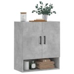 vidaXL Dulap de perete, gri beton, 60x31x70 cm, lemn compozit vidaXL Dulap de perete, gri beton, 60x31x70 cm, lemn compozit