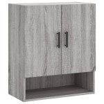 vidaXL Dulap de perete, gri sonoma, 60x31x70 cm, lemn compozit vidaXL Dulap de perete, gri sonoma, 60x31x70 cm, lemn compozit