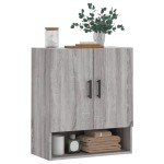 vidaXL Dulap de perete, gri sonoma, 60x31x70 cm, lemn compozit vidaXL Dulap de perete, gri sonoma, 60x31x70 cm, lemn compozit