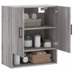 vidaXL Dulap de perete, gri sonoma, 60x31x70 cm, lemn compozit vidaXL Dulap de perete, gri sonoma, 60x31x70 cm, lemn compozit