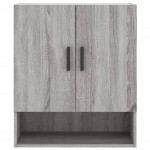 vidaXL Dulap de perete, gri sonoma, 60x31x70 cm, lemn compozit vidaXL Dulap de perete, gri sonoma, 60x31x70 cm, lemn compozit
