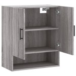 vidaXL Dulap de perete, gri sonoma, 60x31x70 cm, lemn compozit vidaXL Dulap de perete, gri sonoma, 60x31x70 cm, lemn compozit