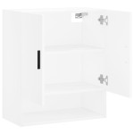 vidaXL Dulap de perete, alb, 60x31x70 cm, lemn compozit