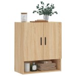 vidaXL Dulap de perete, stejar sonoma, 60x31x70 cm, lemn compozit vidaXL Dulap de perete, stejar sonoma, 60x31x70 cm, lemn compozit