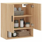 vidaXL Dulap de perete, stejar sonoma, 60x31x70 cm, lemn compozit vidaXL Dulap de perete, stejar sonoma, 60x31x70 cm, lemn compozit