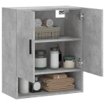 vidaXL Dulap de perete, gri beton, 60x31x70 cm, lemn compozit vidaXL Dulap de perete, gri beton, 60x31x70 cm, lemn compozit