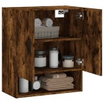vidaXL Dulap de perete, stejar fumuriu, 60x31x70 cm, lemn compozit