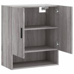 vidaXL Dulap de perete, gri sonoma, 60x31x70 cm, lemn compozit vidaXL Dulap de perete, gri sonoma, 60x31x70 cm, lemn compozit