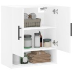 vidaXL Dulap de perete, alb, 60x31x70 cm, lemn compozit