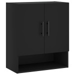 vidaXL Dulap de perete, negru, 60x31x70 cm, lemn compozit