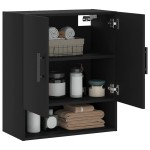 vidaXL Dulap de perete, negru, 60x31x70 cm, lemn compozit