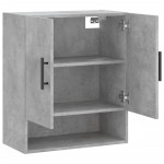 vidaXL Dulap de perete, gri beton, 60x31x70 cm, lemn compozit