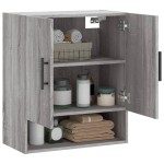 vidaXL Dulap de perete, gri sonoma, 60x31x70 cm, lemn compozit