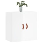 vidaXL Dulap de perete, alb extralucios, 60x31x60 cm, lemn compozit