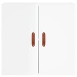 vidaXL Dulap de perete, alb extralucios, 60x31x60 cm, lemn compozit