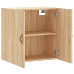 vidaXL Dulap de perete, stejar sonoma, 60x31x60 cm, lemn compozit vidaXL Dulap de perete, stejar sonoma, 60x31x60 cm, lemn compozit