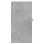 vidaXL Dulap de perete, gri beton, 60x31x60 cm, lemn compozit