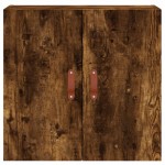 vidaXL Dulap de perete, stejar fumuriu, 60x31x60 cm, lemn compozit