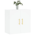 vidaXL Dulap de perete, alb, 60x31x60 cm, lemn compozit