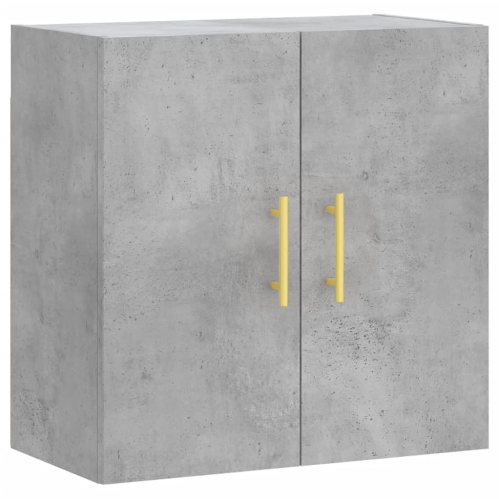 vidaXL Dulap de perete, gri beton, 60x31x60 cm, lemn compozit