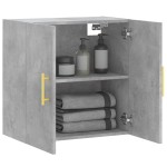 vidaXL Dulap de perete, gri beton, 60x31x60 cm, lemn compozit vidaXL Dulap de perete, gri beton, 60x31x60 cm, lemn compozit