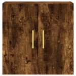 vidaXL Dulap de perete, stejar fumuriu, 60x31x60 cm, lemn compozit
