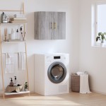 vidaXL Dulap de perete, gri sonoma, 60x31x60 cm, lemn compozit