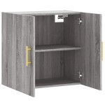 vidaXL Dulap de perete, gri sonoma, 60x31x60 cm, lemn compozit