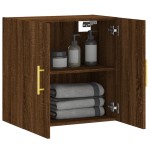 vidaXL Dulap de perete, stejar maro, 60x31x60 cm, lemn compozit