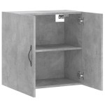 vidaXL Dulap de perete, gri beton, 60x31x60 cm, lemn compozit