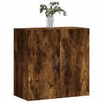 vidaXL Dulap de perete, stejar fumuriu, 60x31x60 cm, lemn compozit