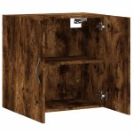vidaXL Dulap de perete, stejar fumuriu, 60x31x60 cm, lemn compozit