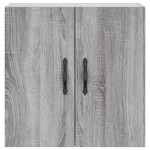 vidaXL Dulap de perete, gri sonoma, 60x31x60 cm, lemn compozit