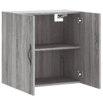 vidaXL Dulap de perete, gri sonoma, 60x31x60 cm, lemn compozit