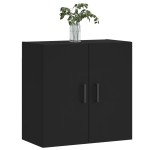 vidaXL Dulap de perete, negru, 60x31x60 cm, lemn compozit