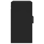 vidaXL Dulap de perete, negru, 60x31x60 cm, lemn compozit