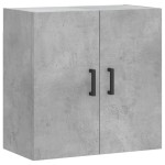 vidaXL Dulap de perete, gri beton, 60x31x60 cm, lemn compozit