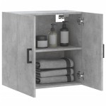 vidaXL Dulap de perete, gri beton, 60x31x60 cm, lemn compozit