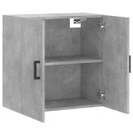vidaXL Dulap de perete, gri beton, 60x31x60 cm, lemn compozit