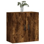 vidaXL Dulap de perete, stejar fumuriu, 60x31x60 cm, lemn compozit