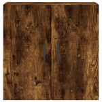 vidaXL Dulap de perete, stejar fumuriu, 60x31x60 cm, lemn compozit