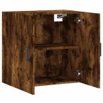 vidaXL Dulap de perete, stejar fumuriu, 60x31x60 cm, lemn compozit