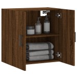 vidaXL Dulap de perete, stejar maro, 60x31x60 cm, lemn compozit